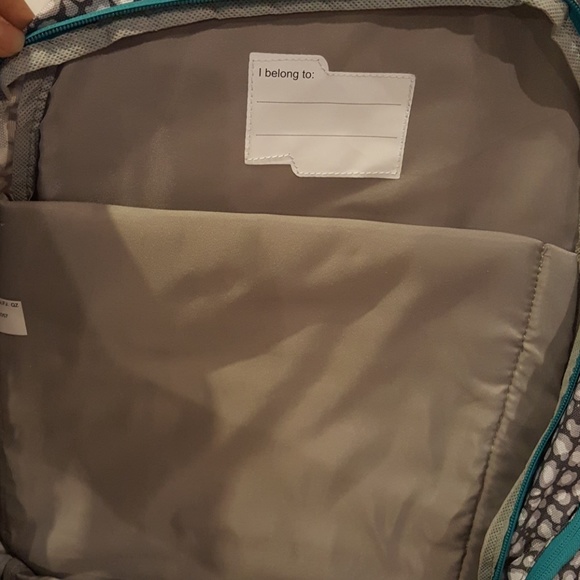 Double Dutch Club grey cheetah backpack - Picture 5 of 5